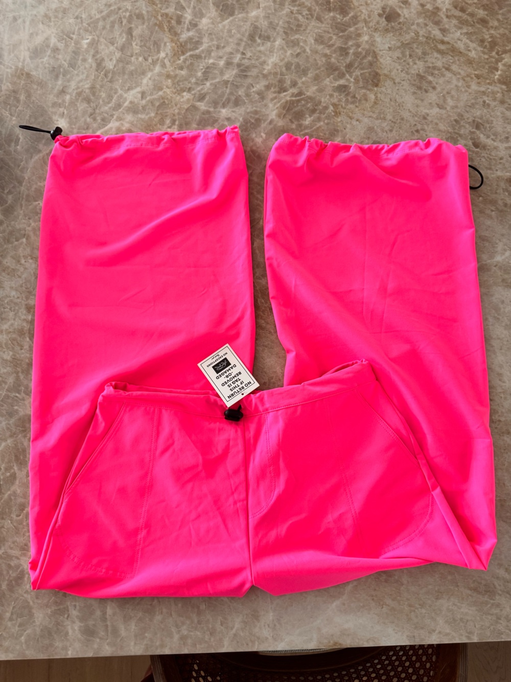 NWT Tiger Friday Hot Punk Pink windbreaker joggers! CXL
